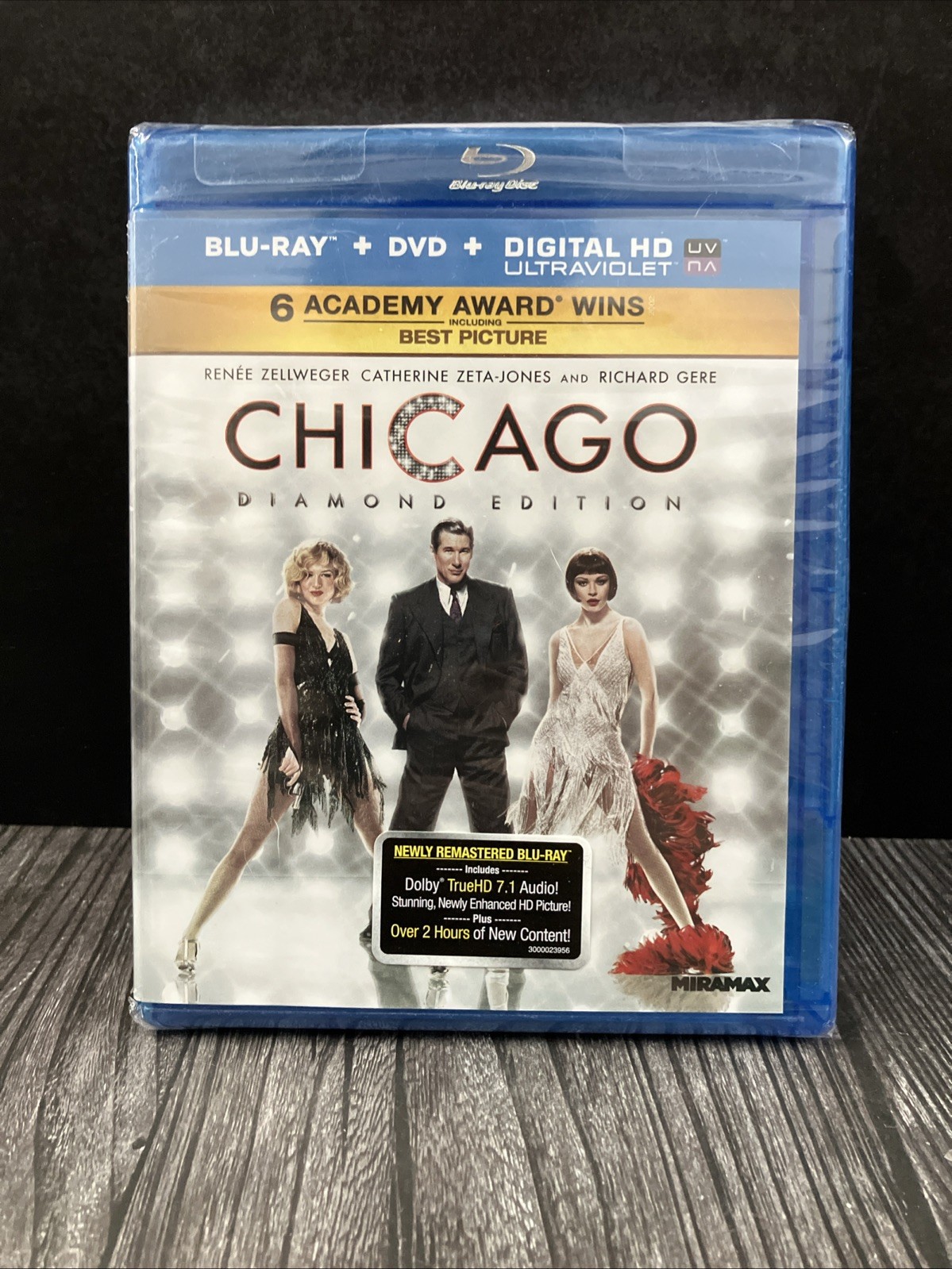 Chicago (Blu-ray+ Dvd, 2014, Diamond Edition) Richard Gere, Catherine Zeta-Jones