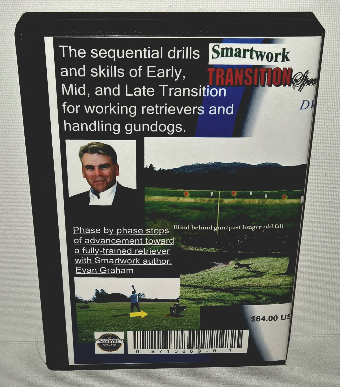 Evan Graham’s 3-DVD Smartwork Transition Special Skills Drills Train Retrievers