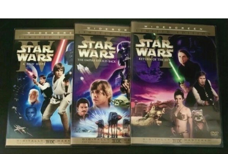 Star Wars Limited Edition Original Theatrical Trilogy 6 DVD SET NO COUNTERFEITS