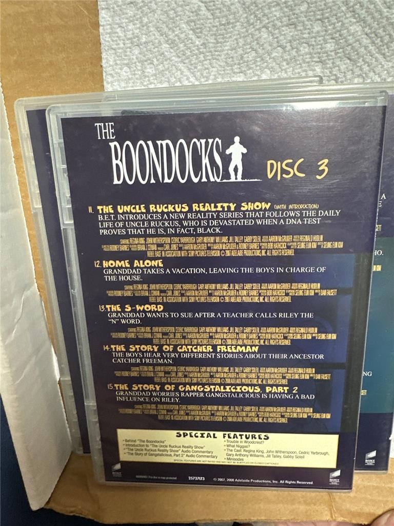 The Boondocks DVD Lot – Seasons 1 and 2 6 Discs
