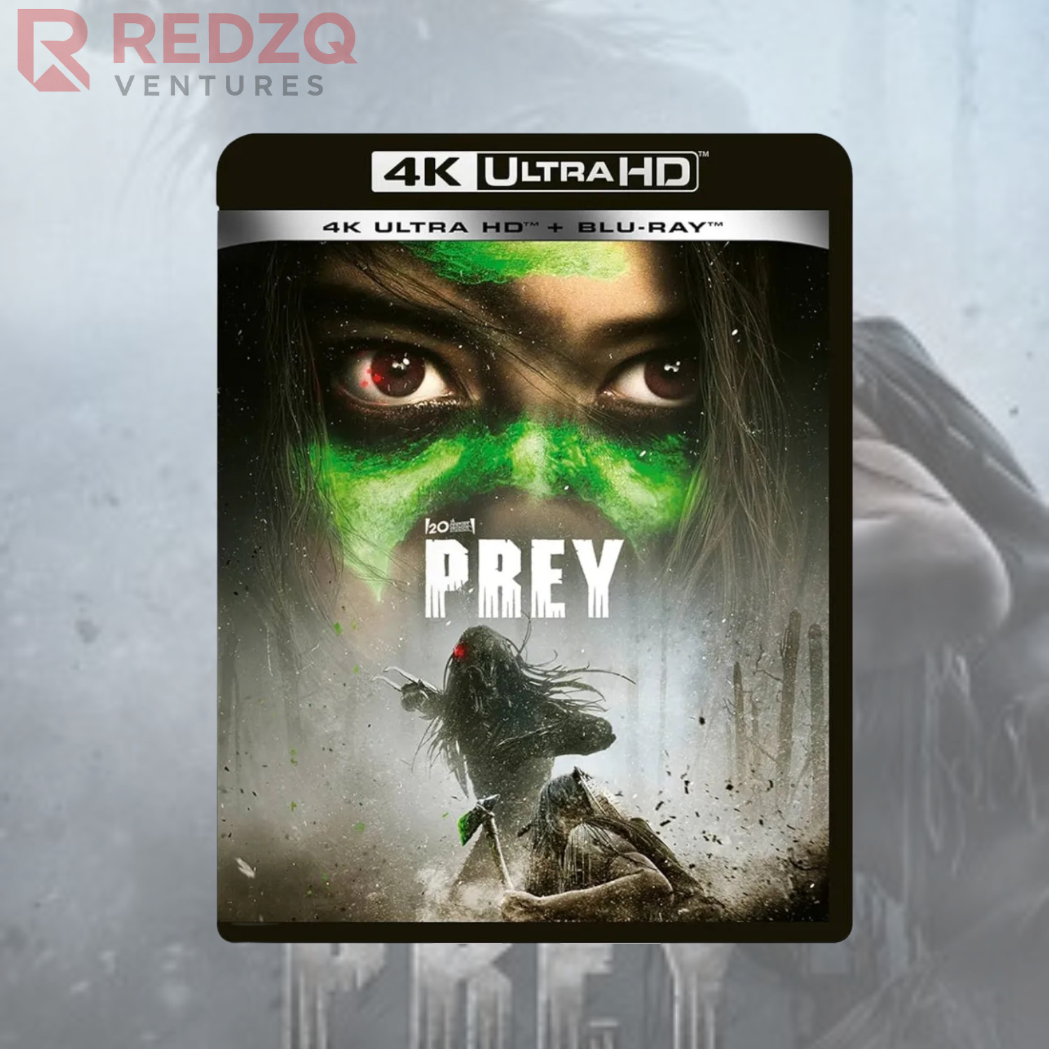 Prey (4K Ultra HD, 2022) Movie Horror Action Legend Blu-ray Predator Universe