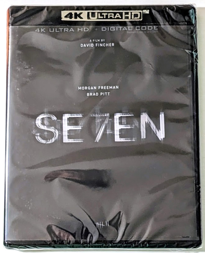Se7en (Seven) [4K Ultra HD, 1995] Factory Sealed