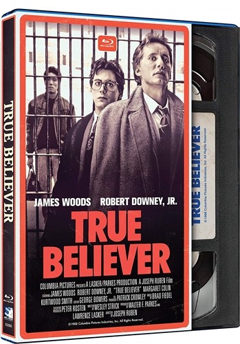 TRUE BELIEVER New Sealed Blu-ray James Woods Robert Downey Jr Retro Look Series