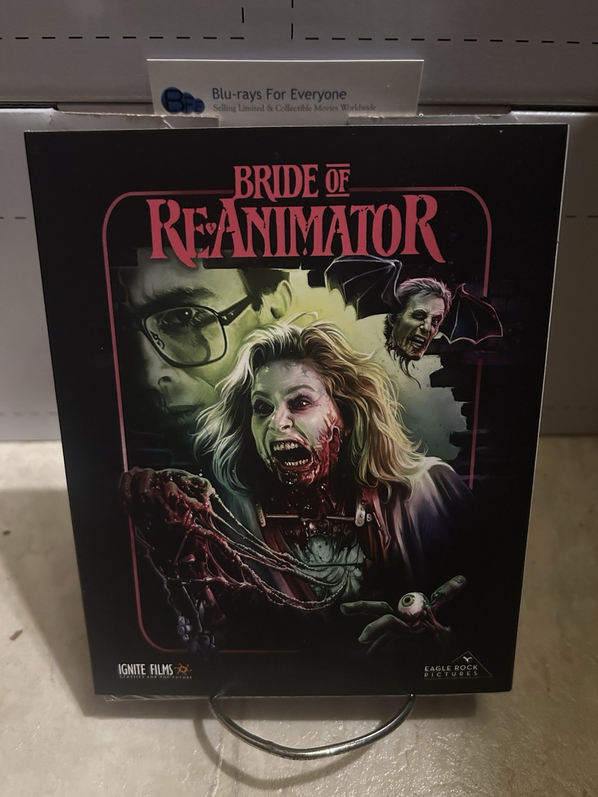 Bride of Re-Animator 4K Limited Edition UHD Blu-ray Exclusive + Slip Cover 1990