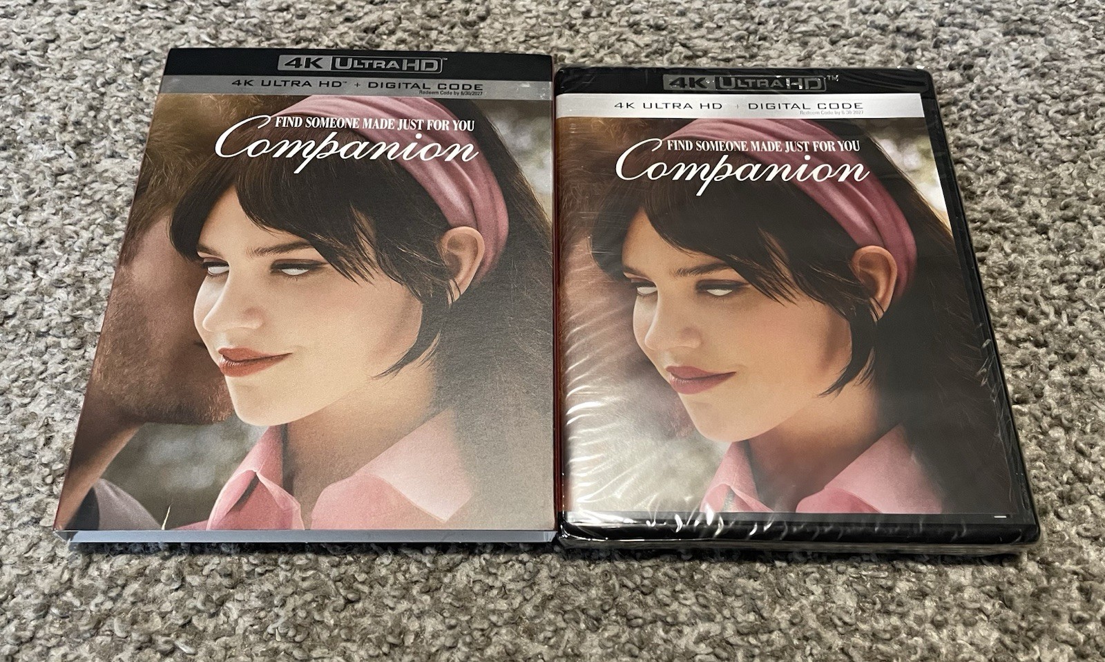 Companion 4K UHD + Digital W~ OOP•• Slipcover Jack Quaid Megan Suri.