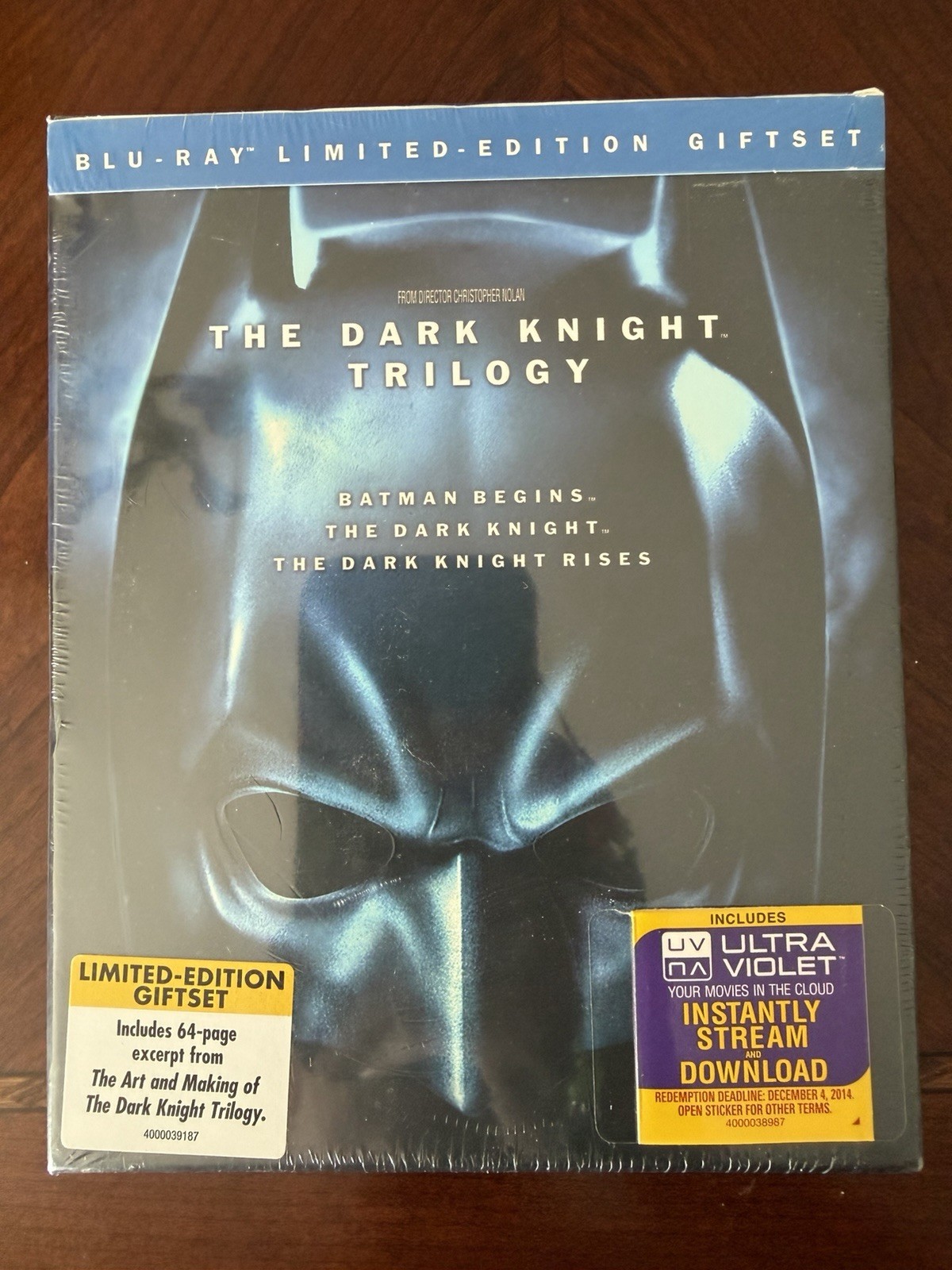 The Dark Knight Trilogy Blu Ray Ltd Edition Giftset (New and Sealed)
