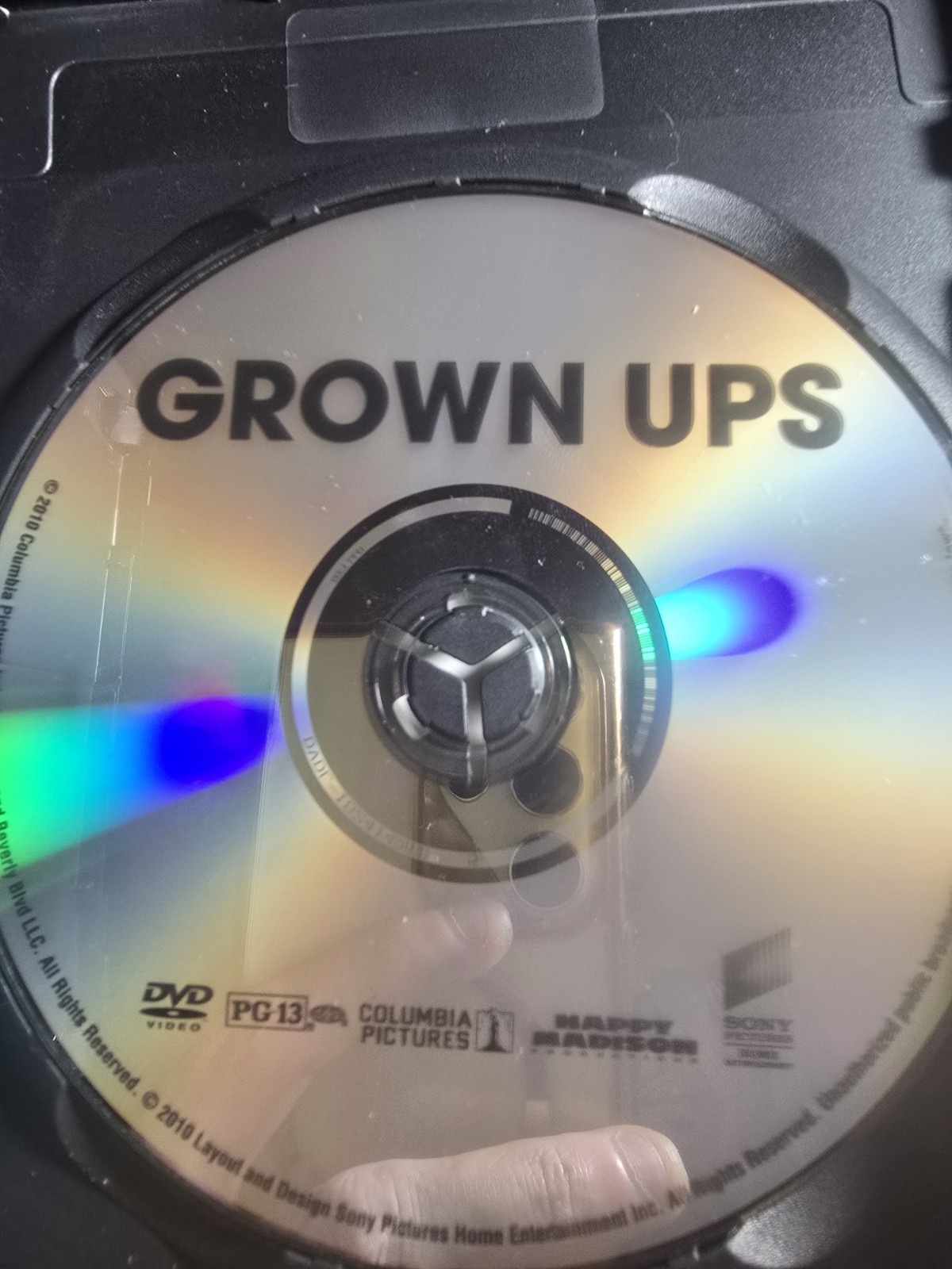 Grown Ups DVD PG-13 English/French Bloopers Gag Reel Tall Case 1.85:1