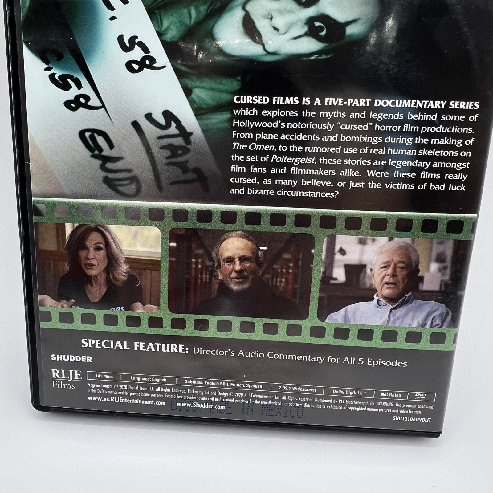 Cursed Films (DVD) The Myths & Legends Behind Poltergeist, Omen, Exorcist, Crow