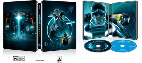 Tron: Legacy (Steelbook) [New 4K UHD Blu-ray] Ltd Ed, With Blu-Ray, Steelbook,