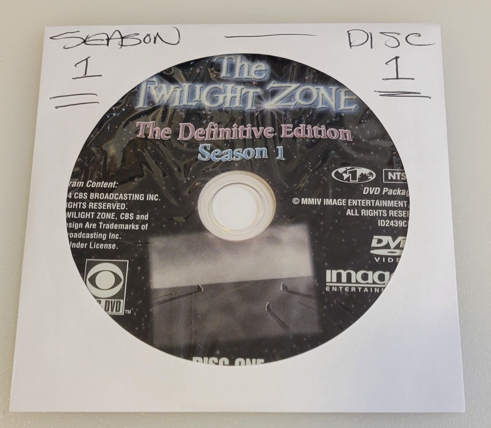 TWILIGHT ZONE: Definitive Collection Edition SEASON 1-5 Replacement DVD (CHOICE)