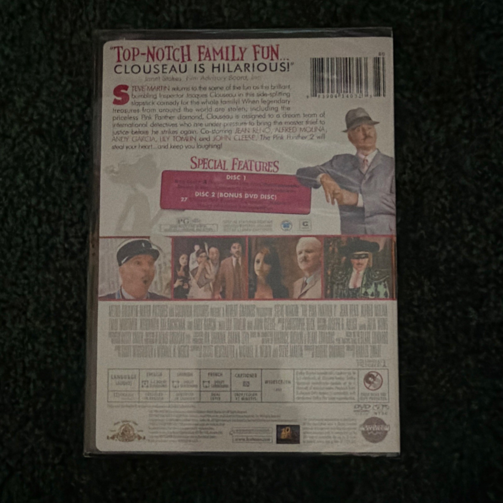 MGM Home Entertainment The Pink Panther 2 DVD 2-Disc Set Steve Martin Comedy