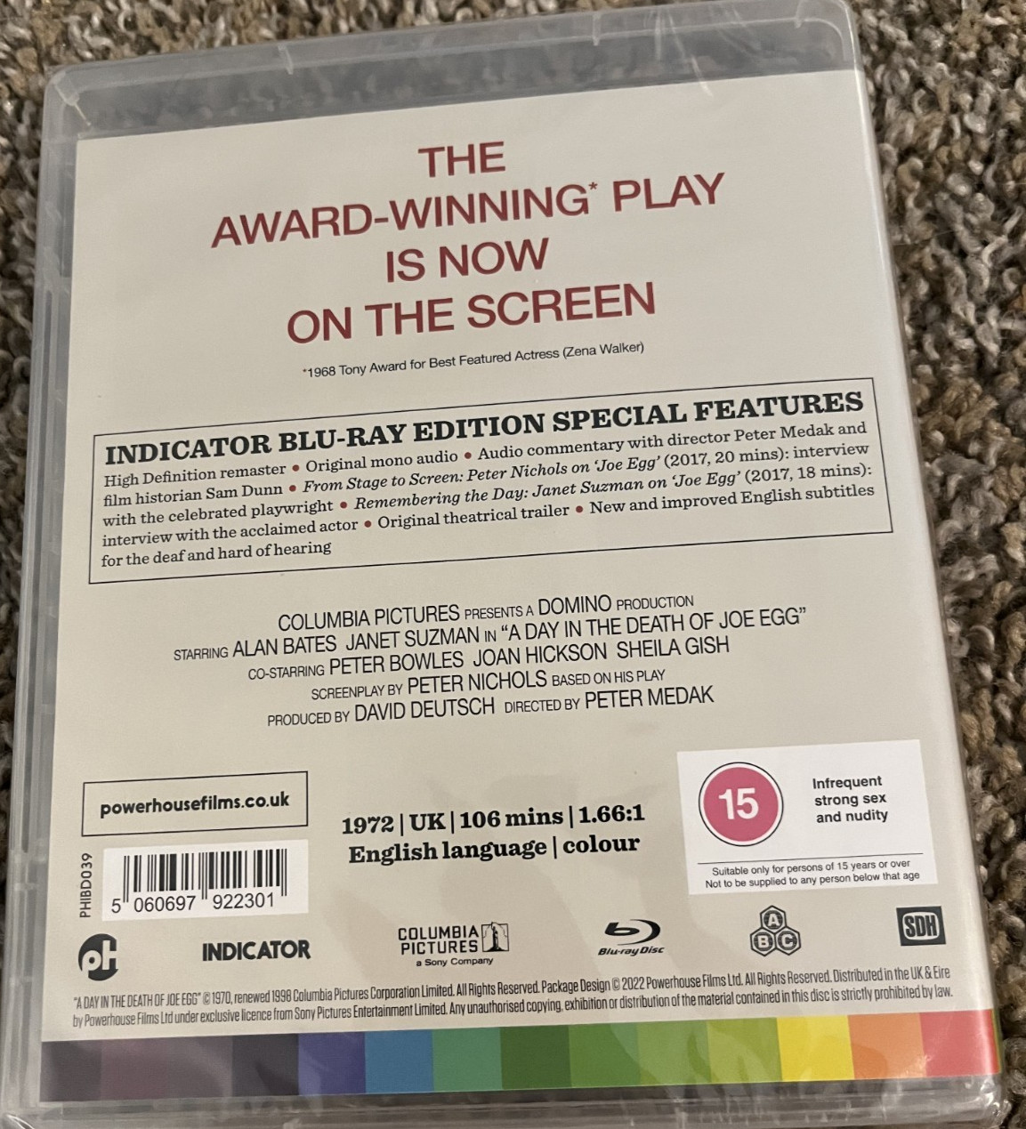 A Day in the Death of Joe Egg Blu-Ray – Indicator – Brand New / Sealed