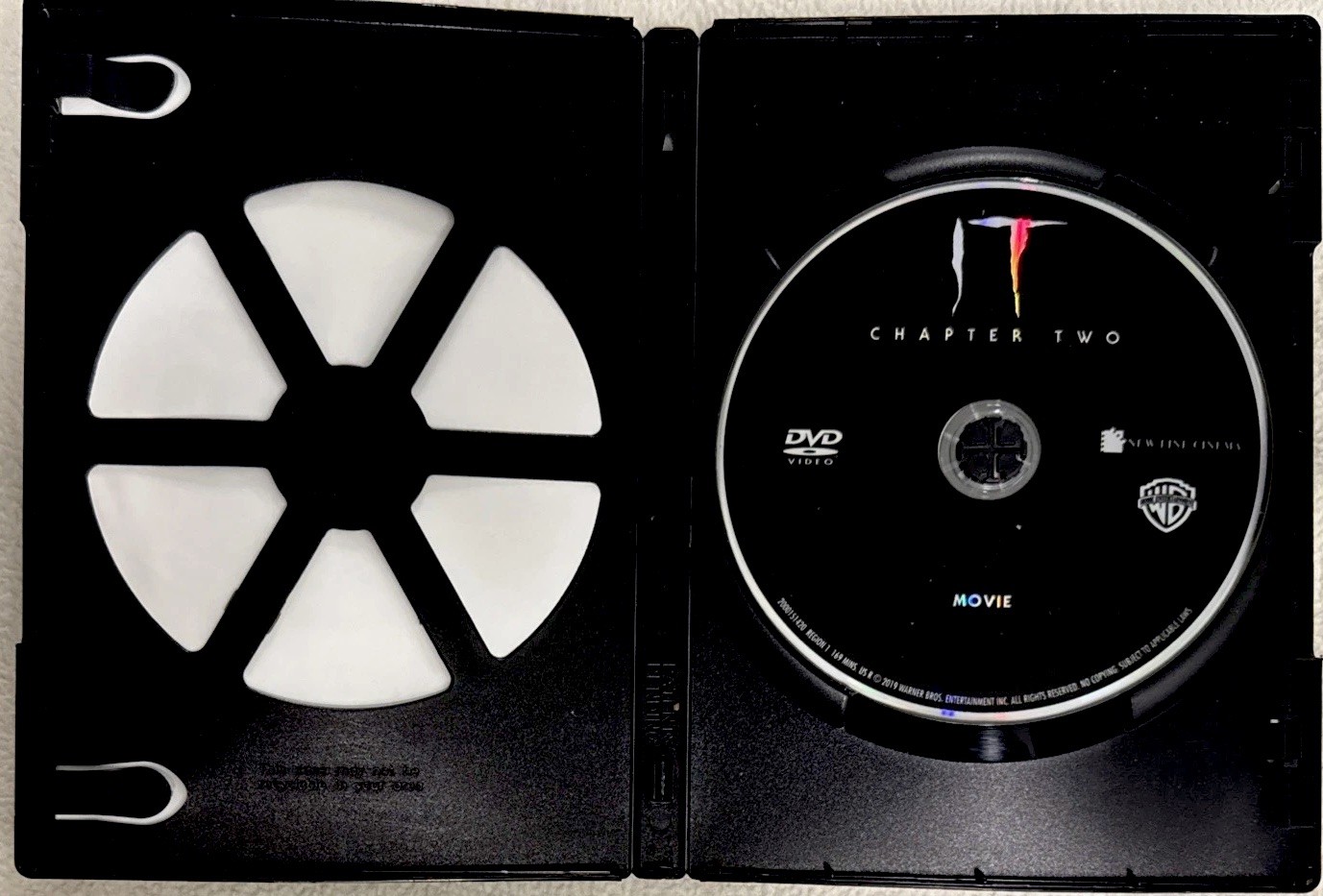 Stephen King “IT” Chapter 1 & 2 DVD Set Horror -Bill Skarsgard-Finn Wolfhard