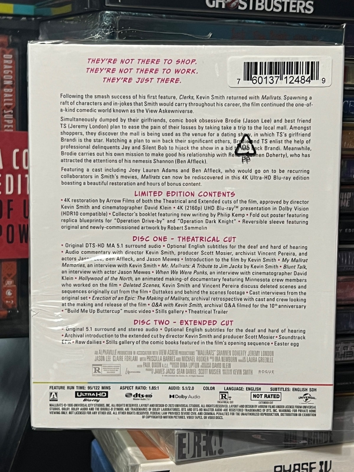 Mallrats Limited Edition 4K Ultra HD Kevin Smith, Jason Lee, ARROW VIDEO! NEW!