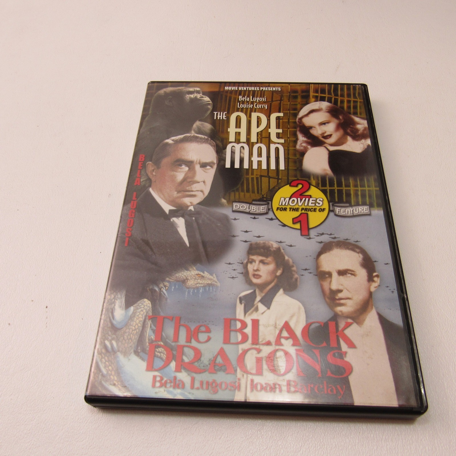 The Ape Man / The Black Dragons DVD Bela Lugosi Double Feature Horror