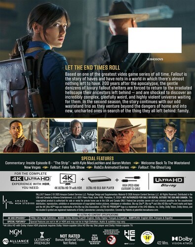 Fallout: Season Two [New 4K UHD Blu-ray] 4K Mastering, Dolby, Subtitled, Wides
