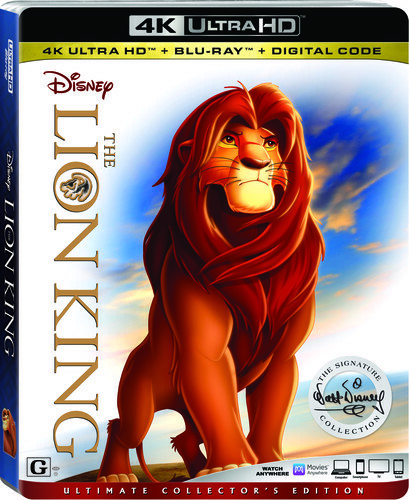 The Lion King (4K Ultra HD + Blu-Ray BD + Digital) Disney *NEW free ship.