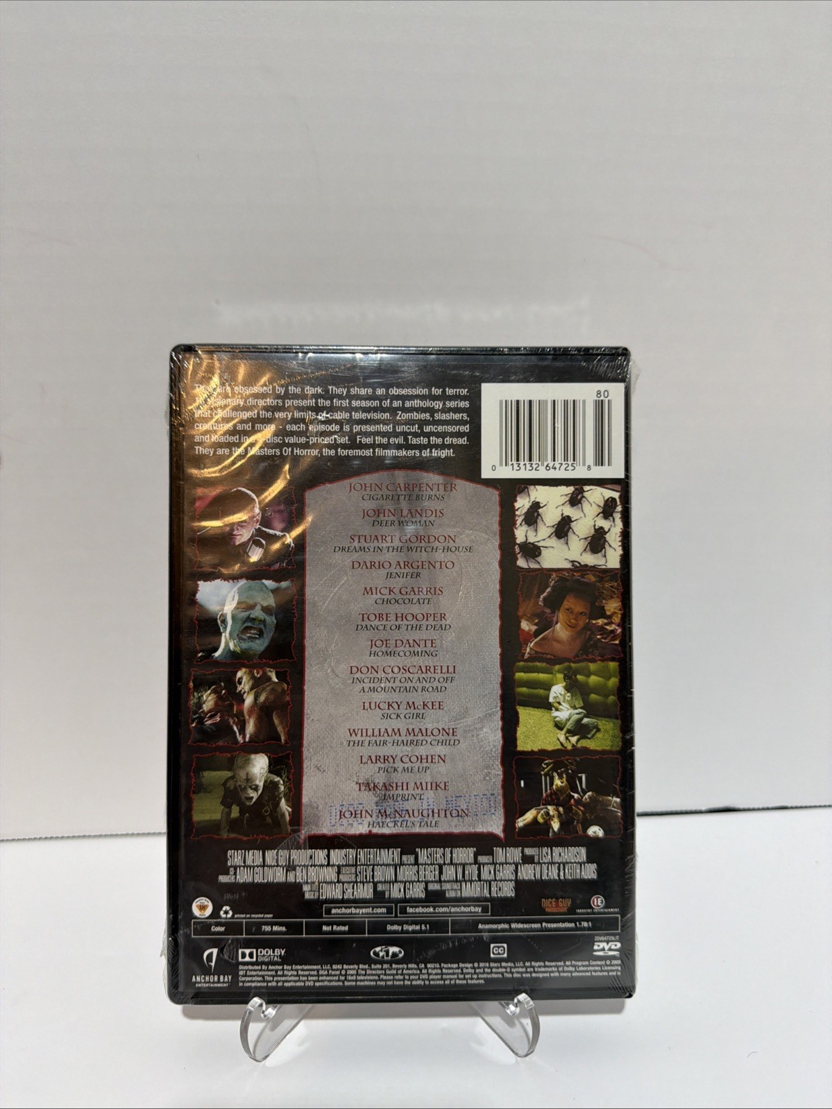 MASTERS OF HORROR SEASON 1 (DVD 2016) Lisa Richardson Carpenter FACTORY SEALED