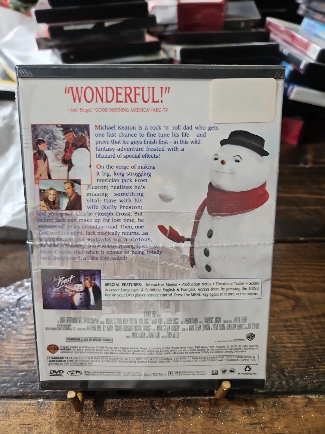 Jack Frost (New DVD, 1999, Widescreen, Snapcase) Micheal Keaton, Kelly Preaston