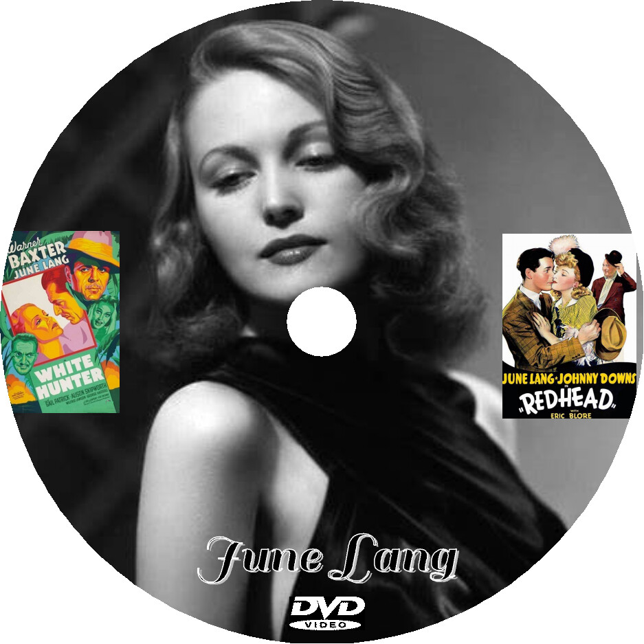 JUNE LANG DOUBLE FEATURE 1936-1941 White Hunter/Redhead