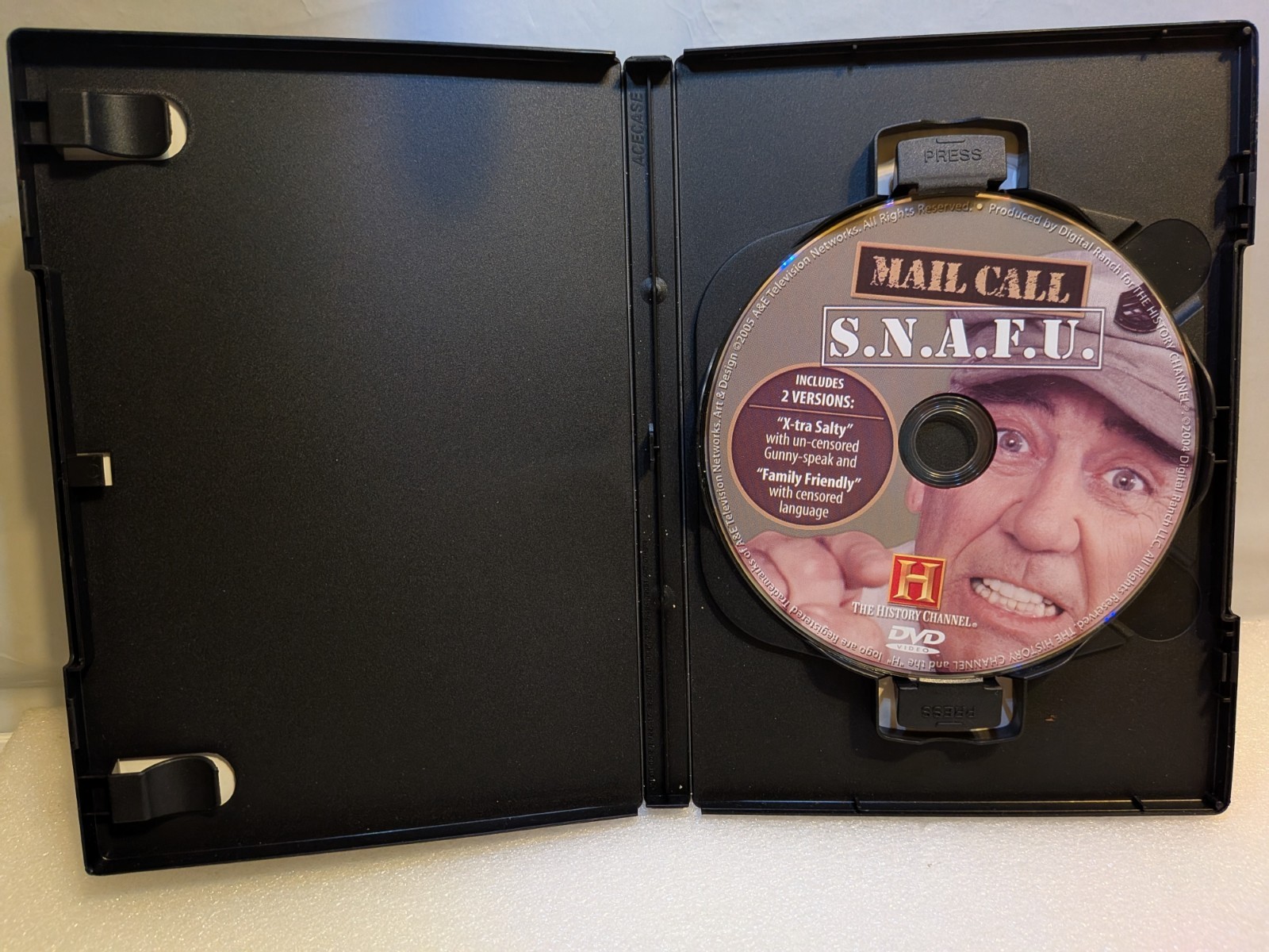 MAIL CALL S.N.A.F.U. DVD 2004 R. Lee Ermey History Channel Two Versions