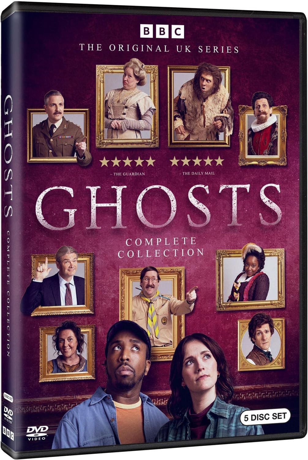 GHOSTS the Complete Series Collection DVD Seasons 1-5 – 1 2 3 4 5 (5-Disc Set)