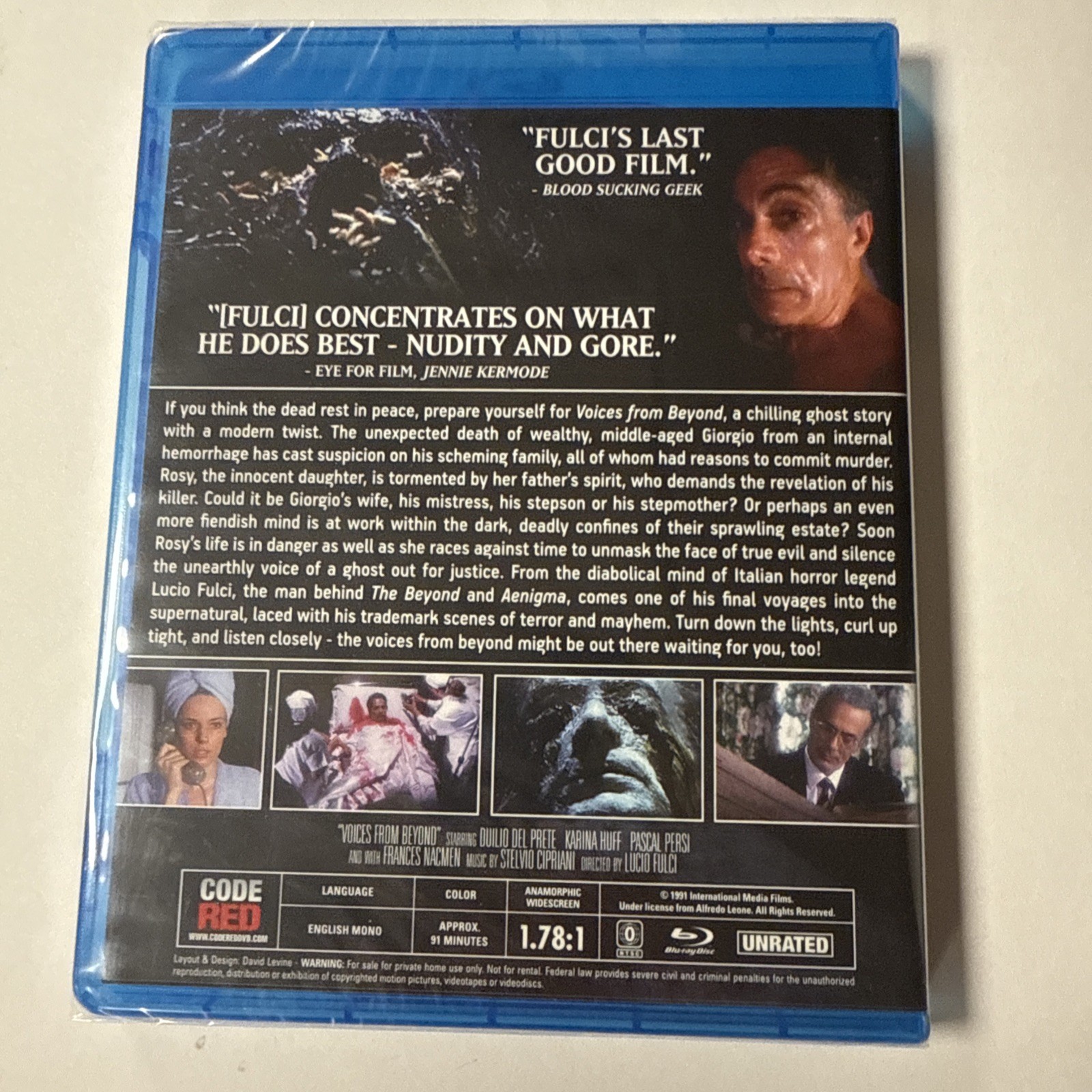Voices From Beyond (1991 Blu-Ray) brand new sealed OOP.