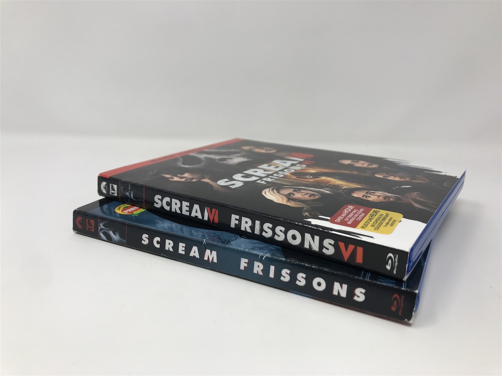SCREAM 5 (2022) + Scream VI 6 (2023) (Blu-ray , 2022-2023) 2 movies Slip Covers