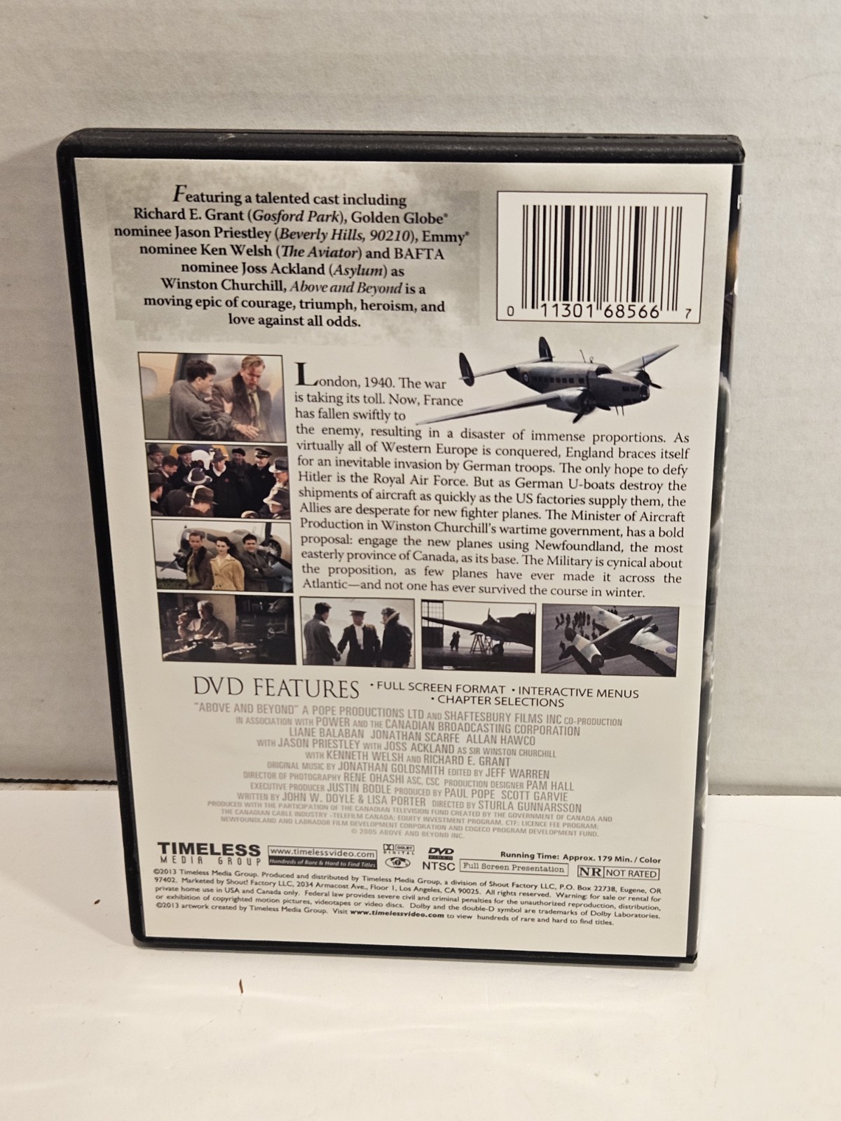 Above And Beyond (2013 DVD 179 Min) NR) Jason Priestly
