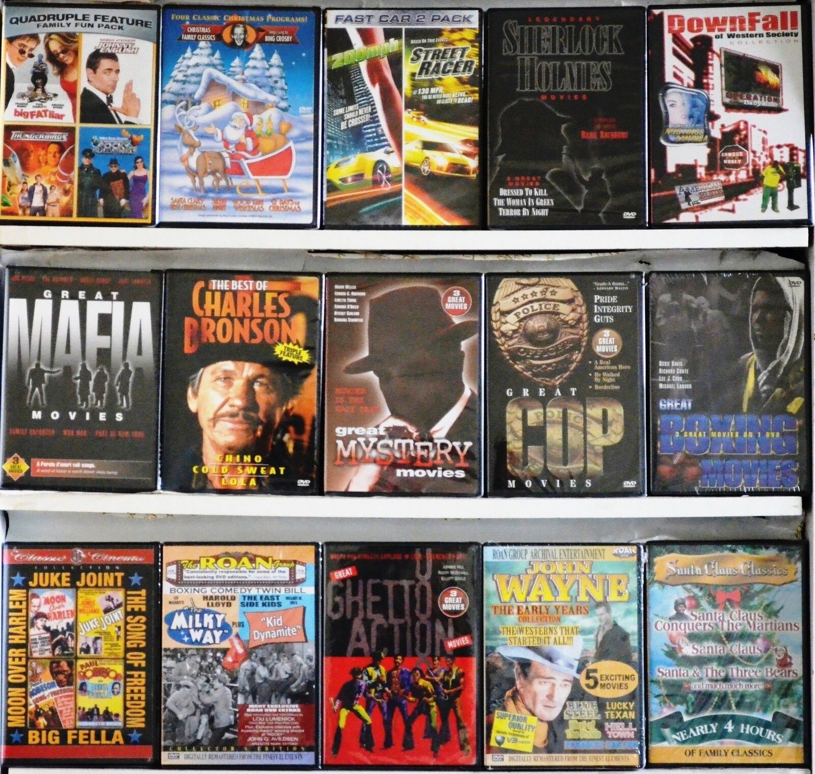 Inventory liquidation Wholesale Lot of 100 New DVD Assorted Bulk No Dups Nice 1!