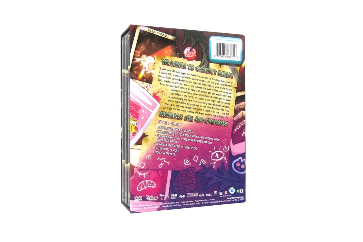 Gravity Falls The complete Series 7-Disc DVD Box Set Cartoon Full Series New