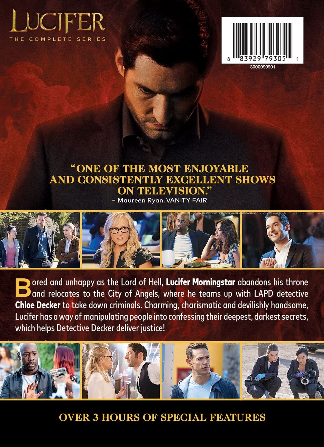Lucifer: The Complete Series (DVD) Tom Ellis Lauren German Kevin Alejandro