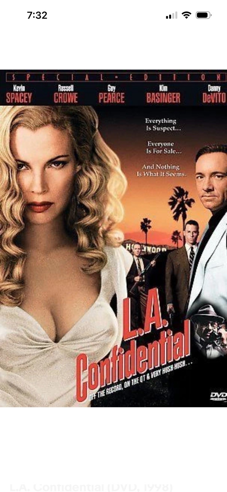 L.A. Confidential (DVD, 1998)