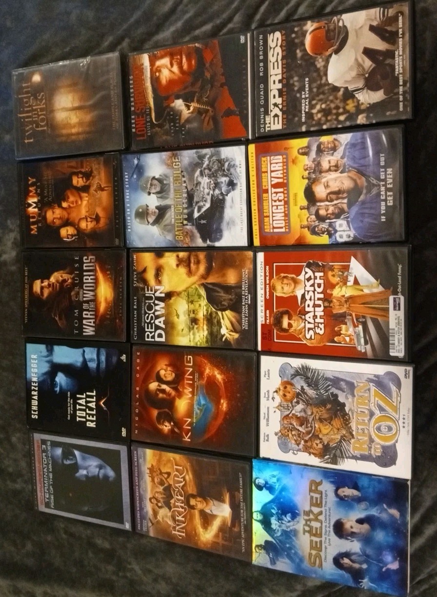 Lot 15 DVDS Various Titles Genres Conditions Vary All Tested-Working *See Photos