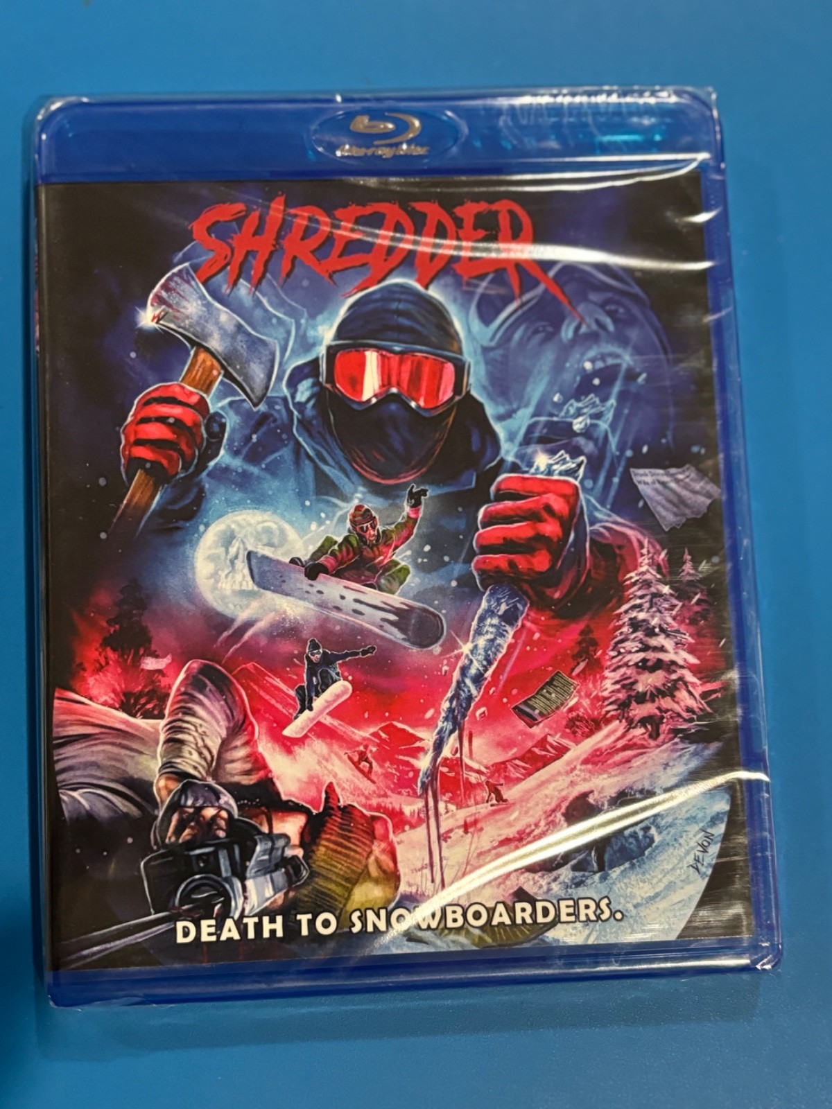 SHREDDER [2001] Horror Slasher Comedy Death to Snowboarders Region A Blu-ray NEW