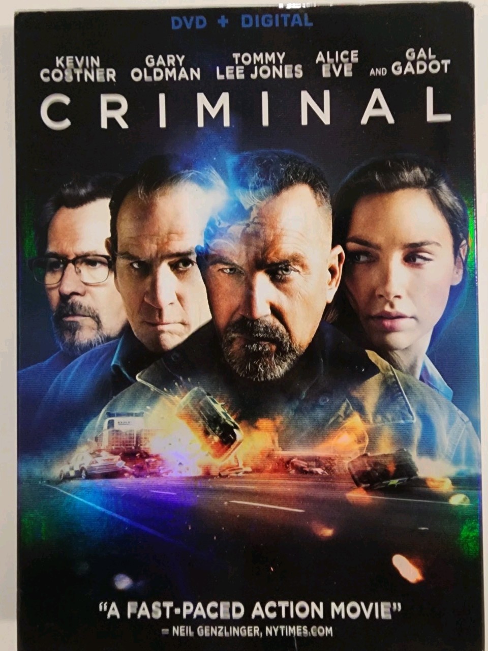 LIONSGATE Criminal DVD 2016 Kevin Costner Gary Oldman 113 min Deleted Scenes