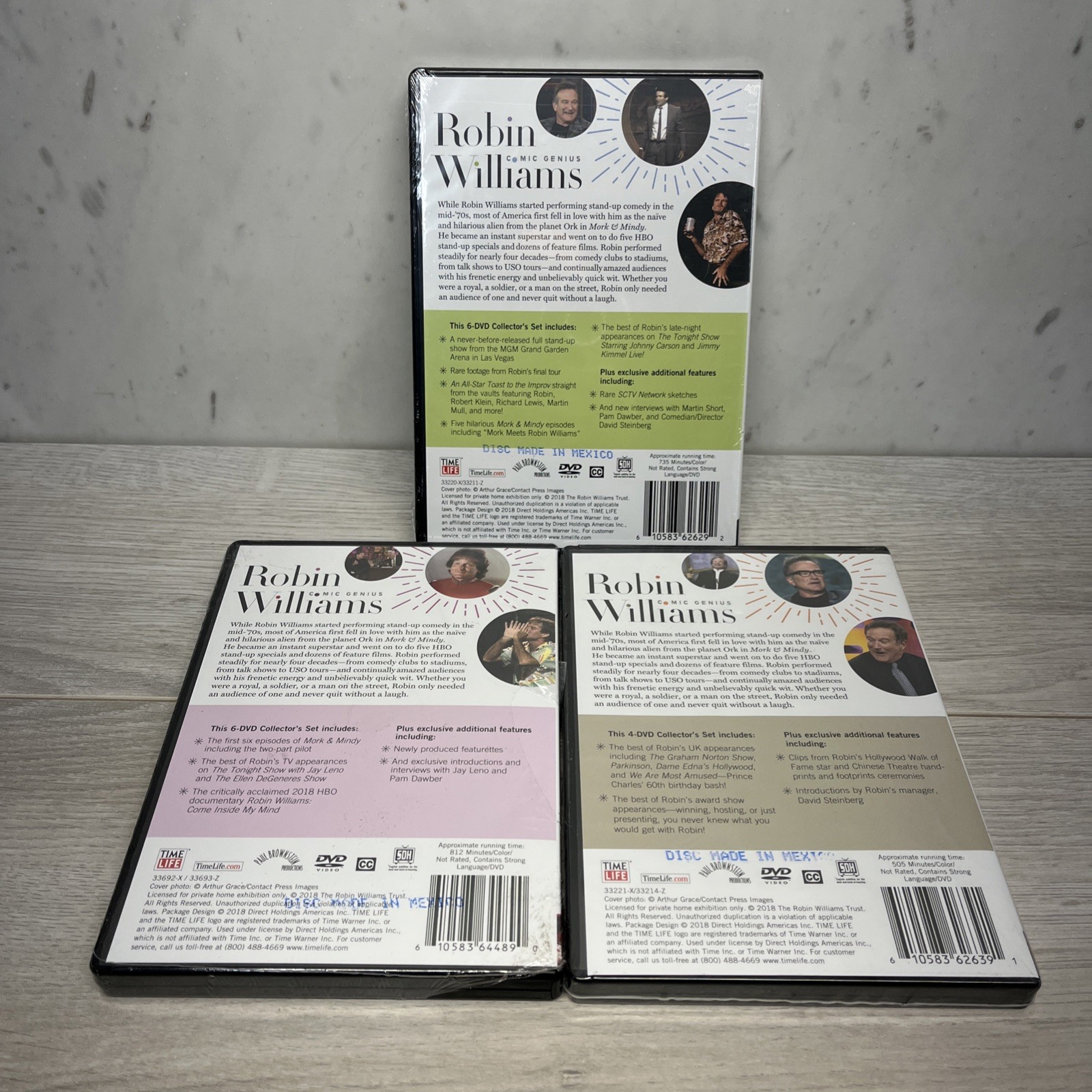 Robin Williams: Comic Genius Deluxe 3 DVD Set FS