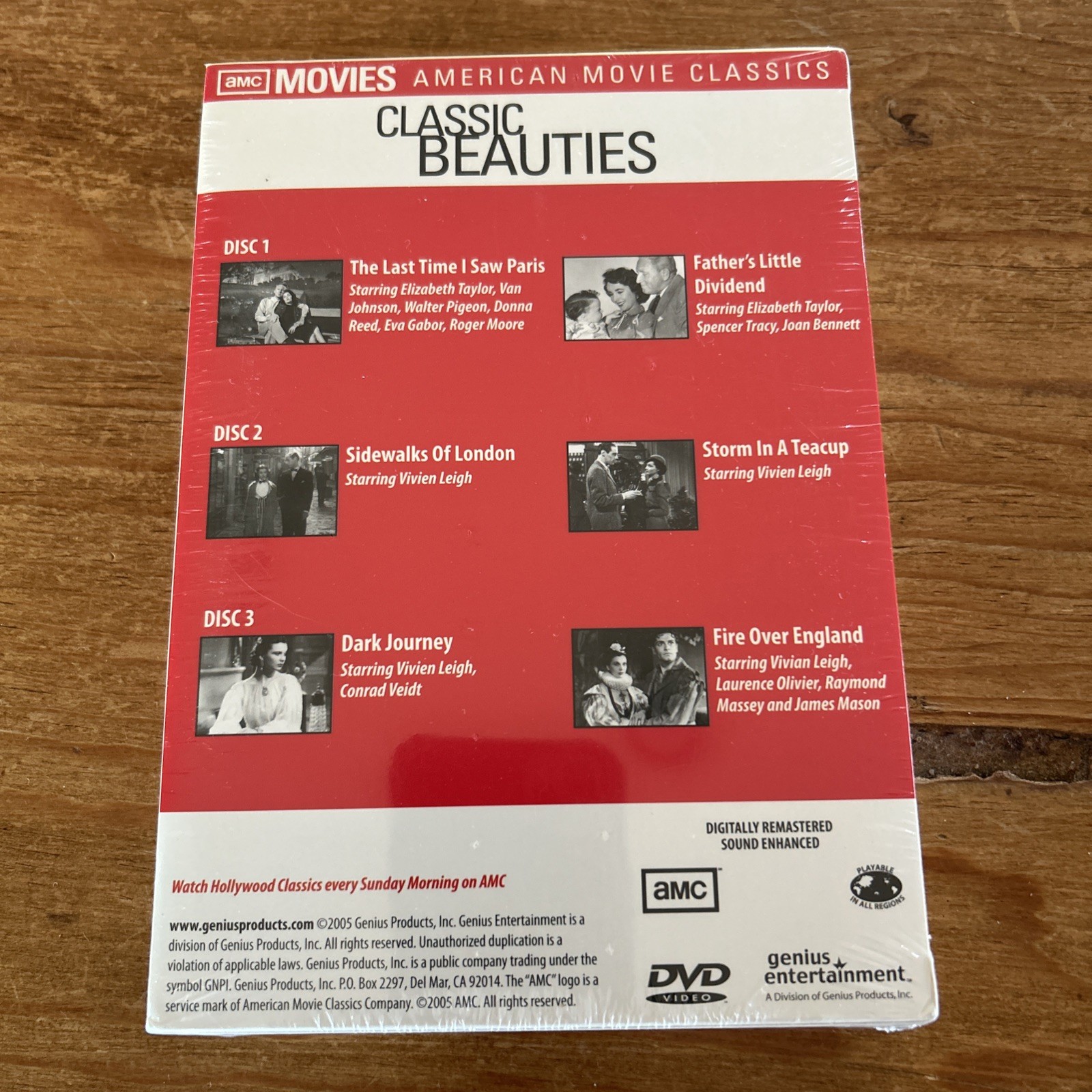 AMC CLASSIC BEAUTIES 6 MOVIES DVD NEW