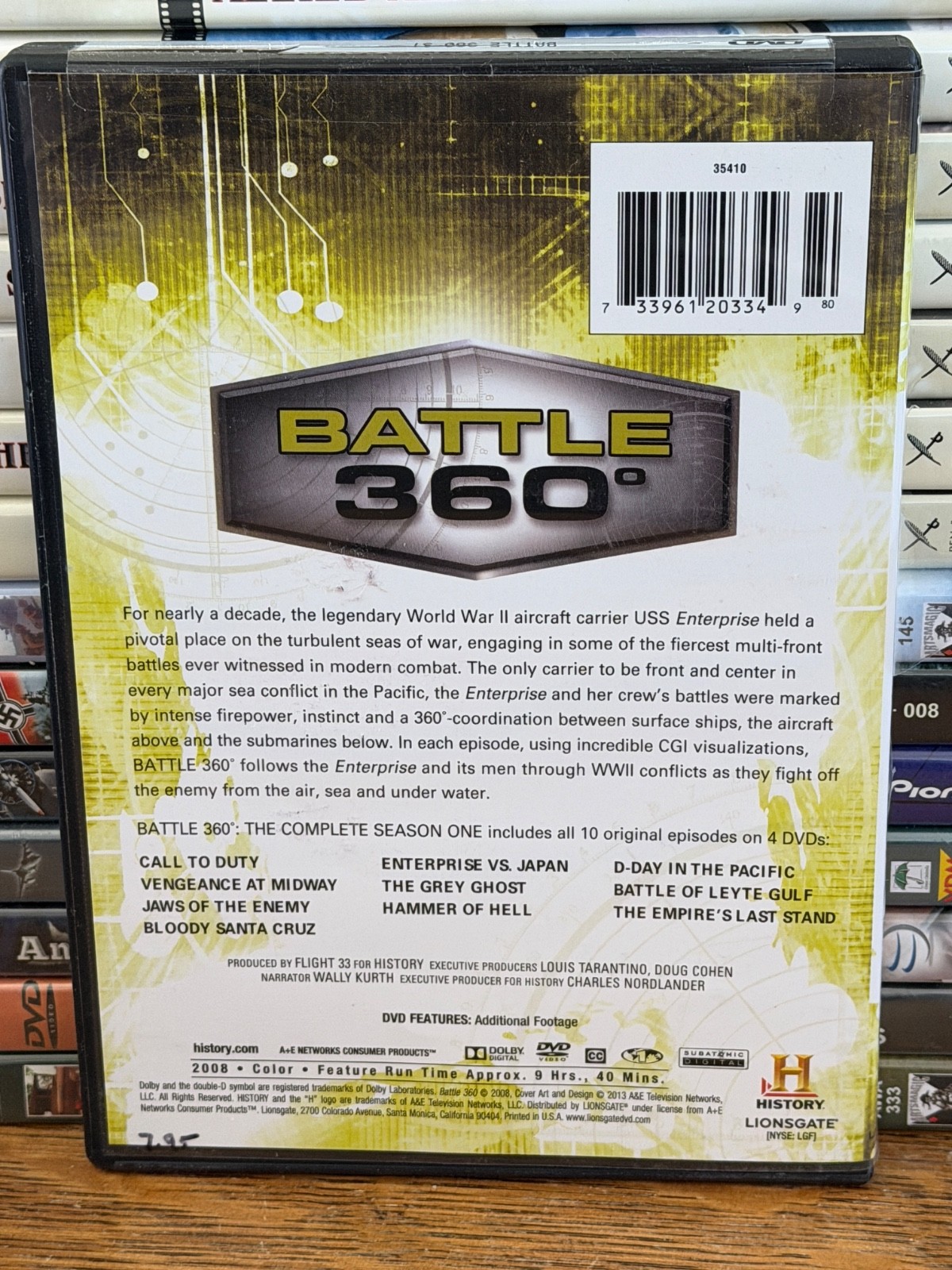 BATTLE 360 : World War II Battles – Complete Season One (4 DVD Set) – Military