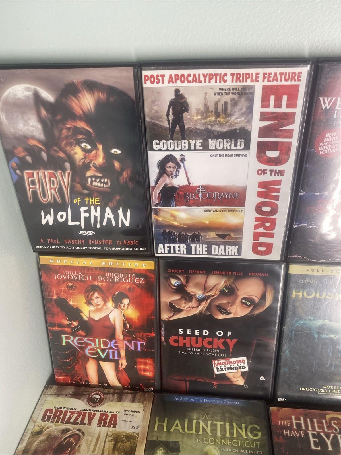 Horror DVD Lot Excellent Condition 10 DVDS Cult Horror Gore