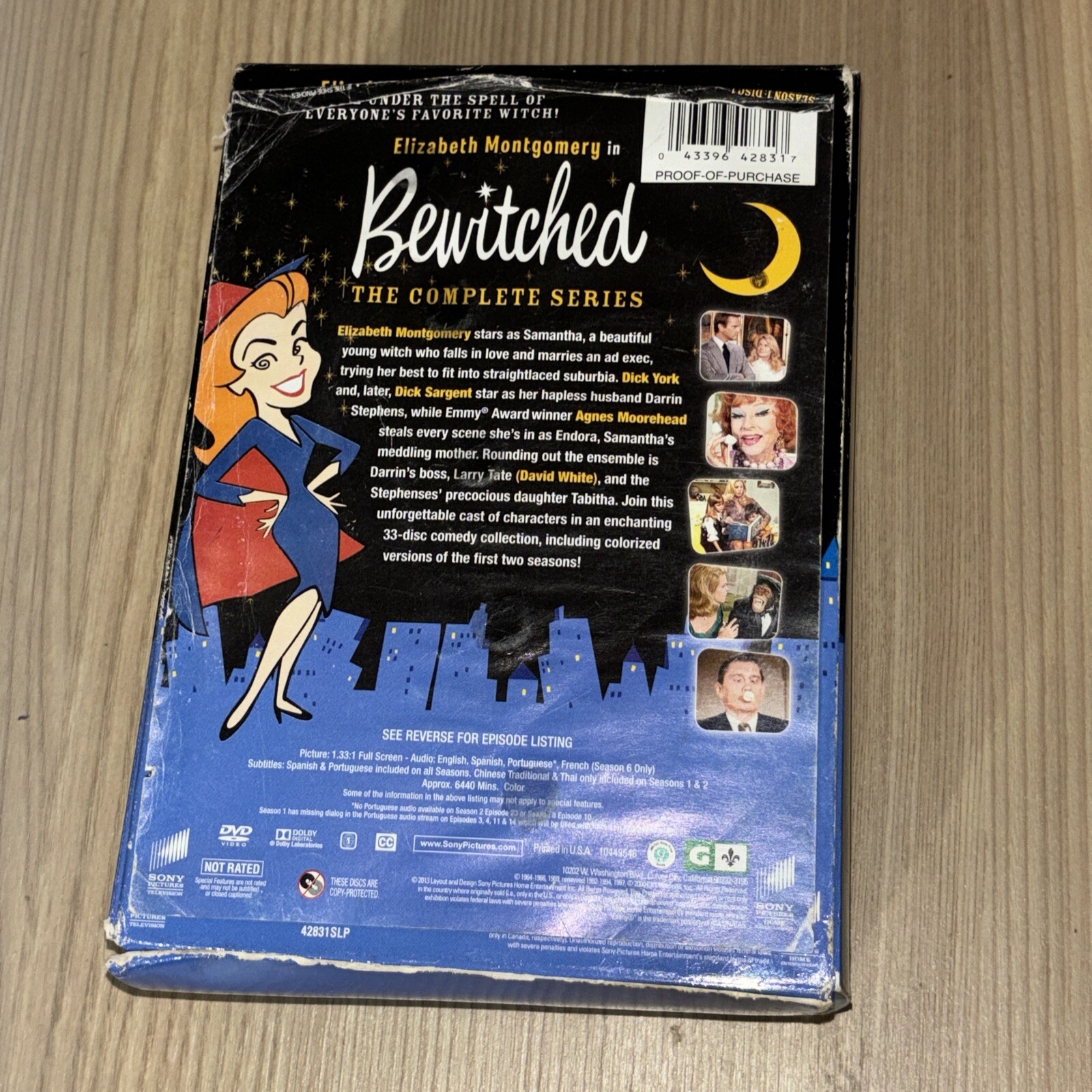 Bewitched the Complete Series DVD Seasons 1-8 Elizabeth Montgomery 33 Discs