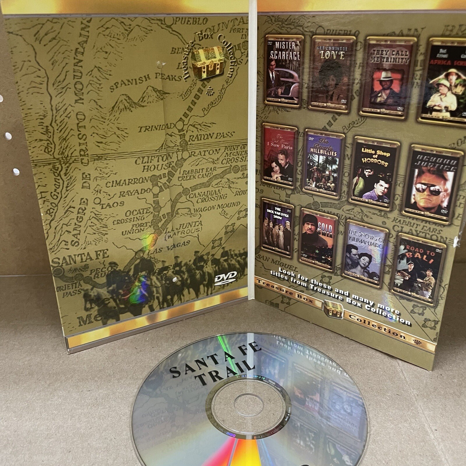 Santa Fe Trail (1940/Treasure Box) (DVD W/ Cardboard Sleeve) 📀 Free Shipping