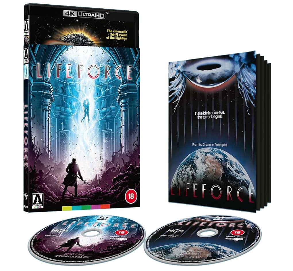 LIFEFORCE [4K UHD Blu-ray] (1985) Arrow Video UK Limited Edition Sci-fi Horror