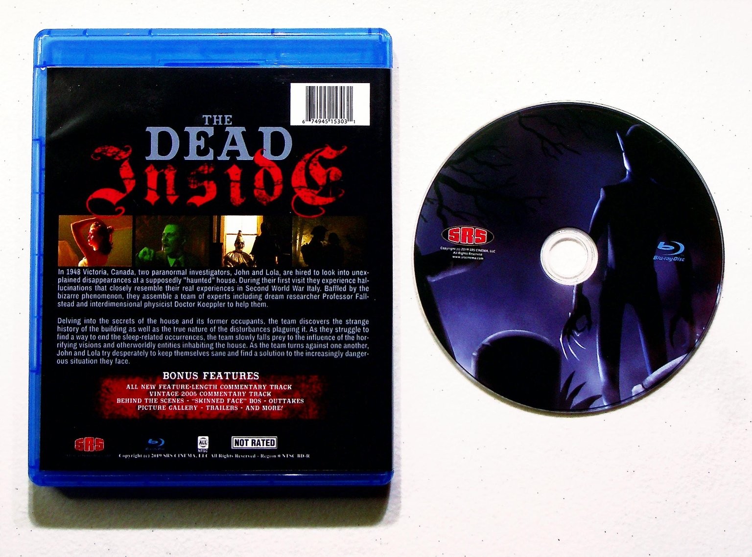 The Dead Inside Blu-ray 2019 SRS Cinema Region 0 NTSC Horror Movie