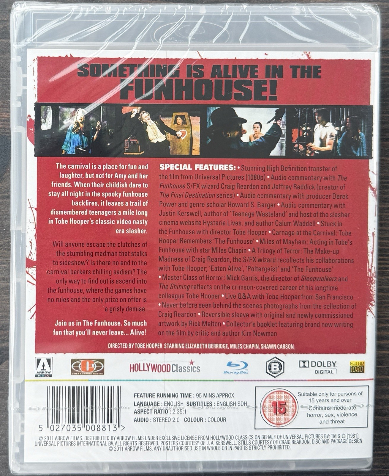 THE FUNHOUSE (Tobe Hooper, 1981) Arrow Video UK Blu-ray **NEW** Region B