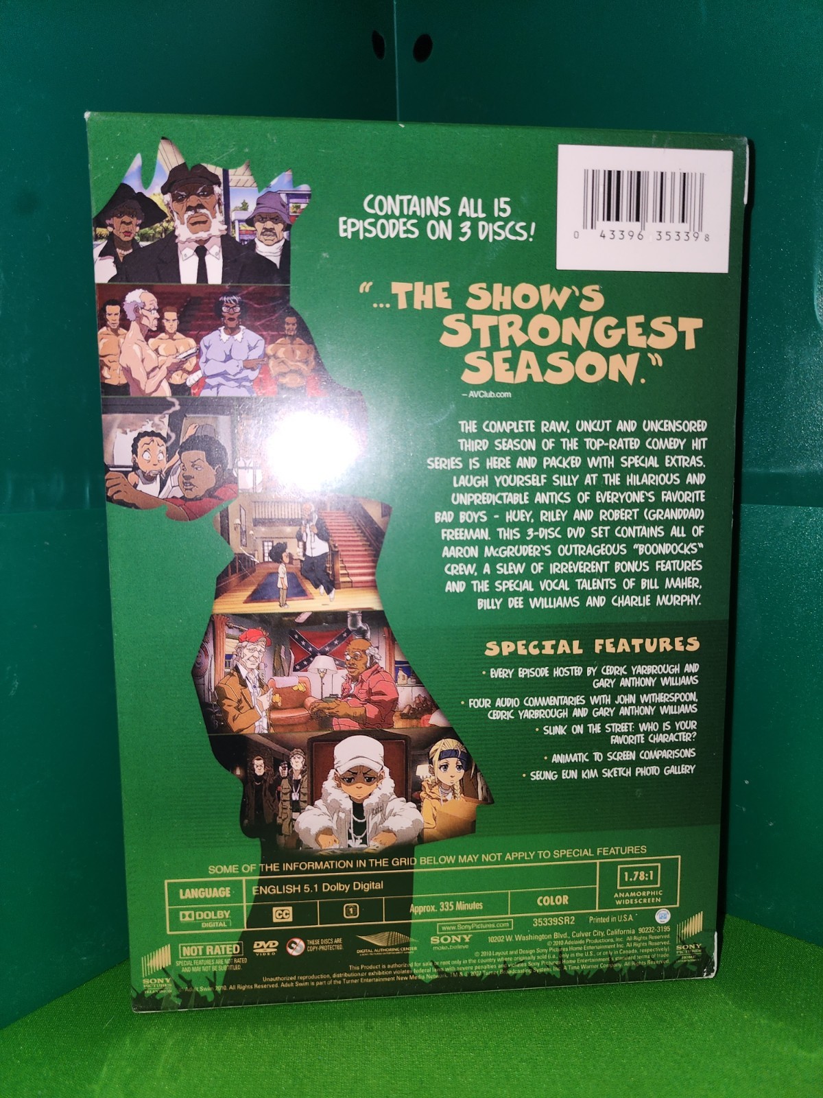 BRAND NEW – The Boondocks The Complete Third Season 3 (DVD, 2010) Adult Swim
