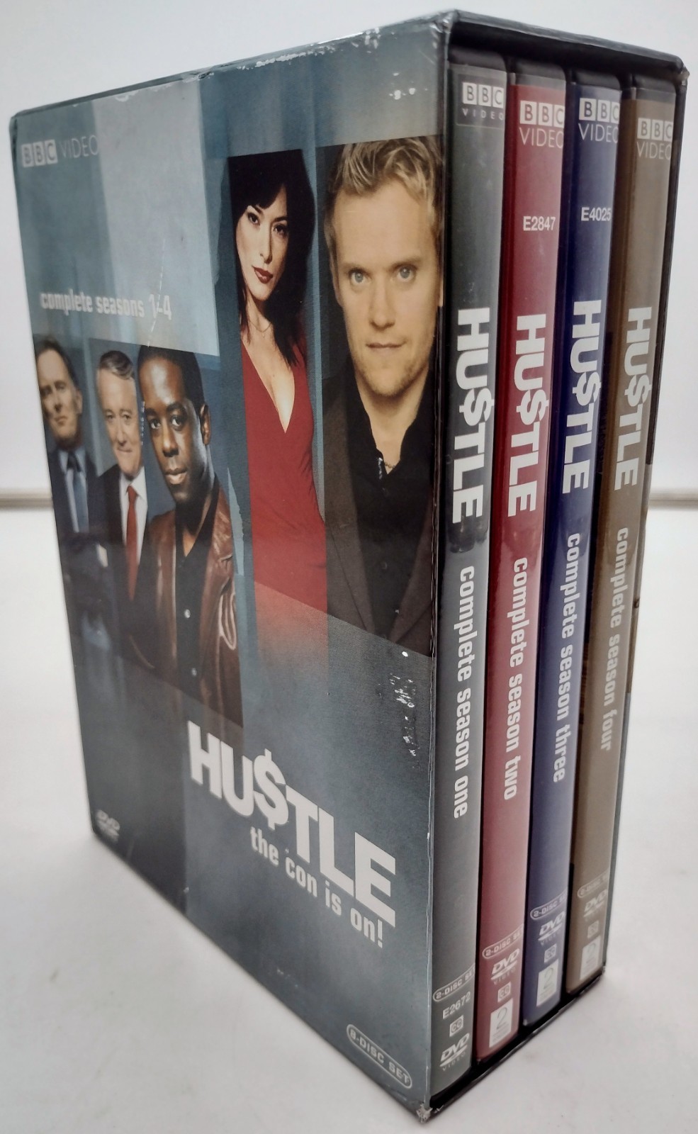 Hustle Complete Seasons 1-4 (2004–2007) BBC Crime Con Artist TV Series DVD