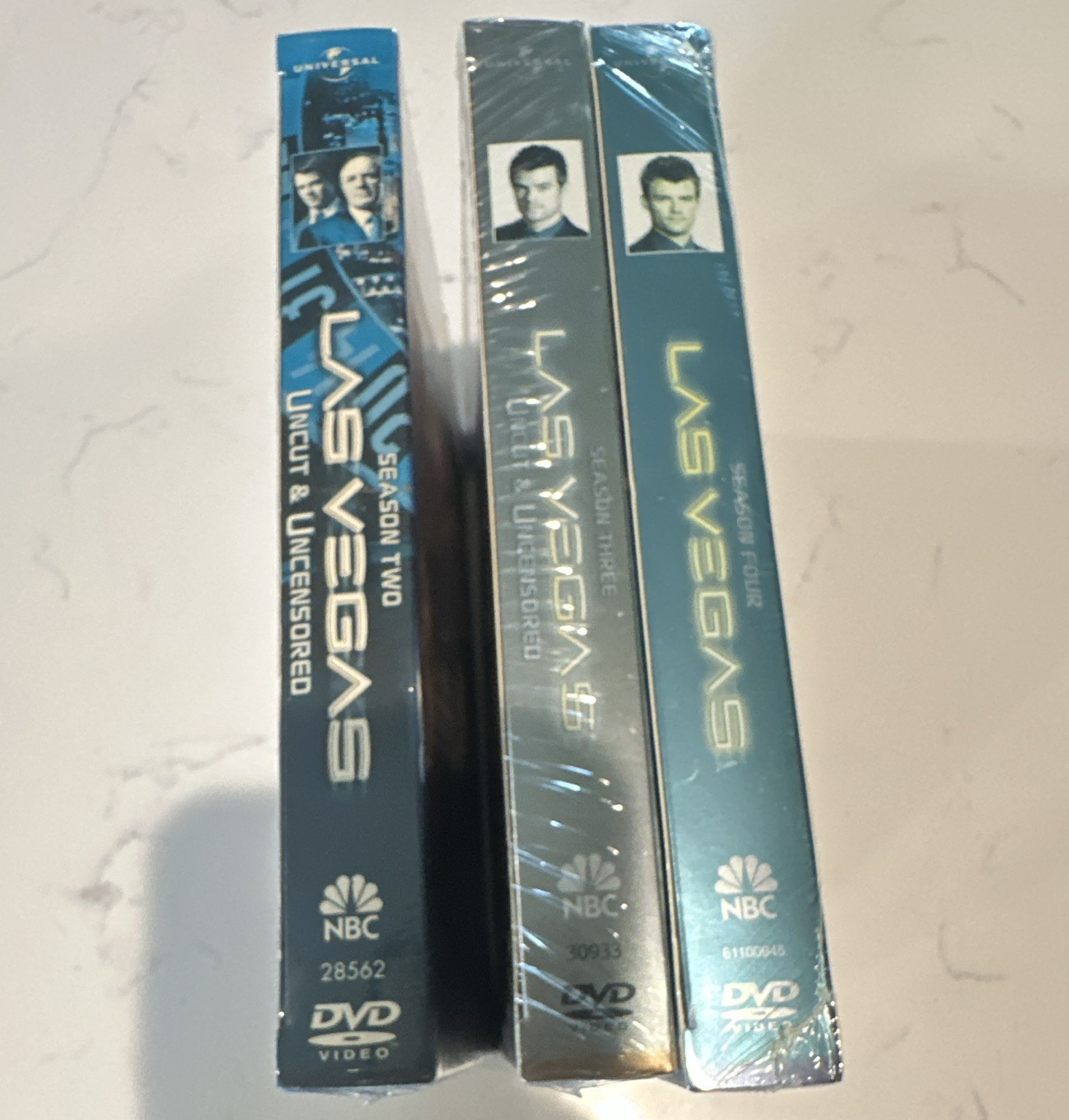 Las Vegas Seasons 2-4 DVD Set Uncut & Uncensored NBC Cardboard Sleeve