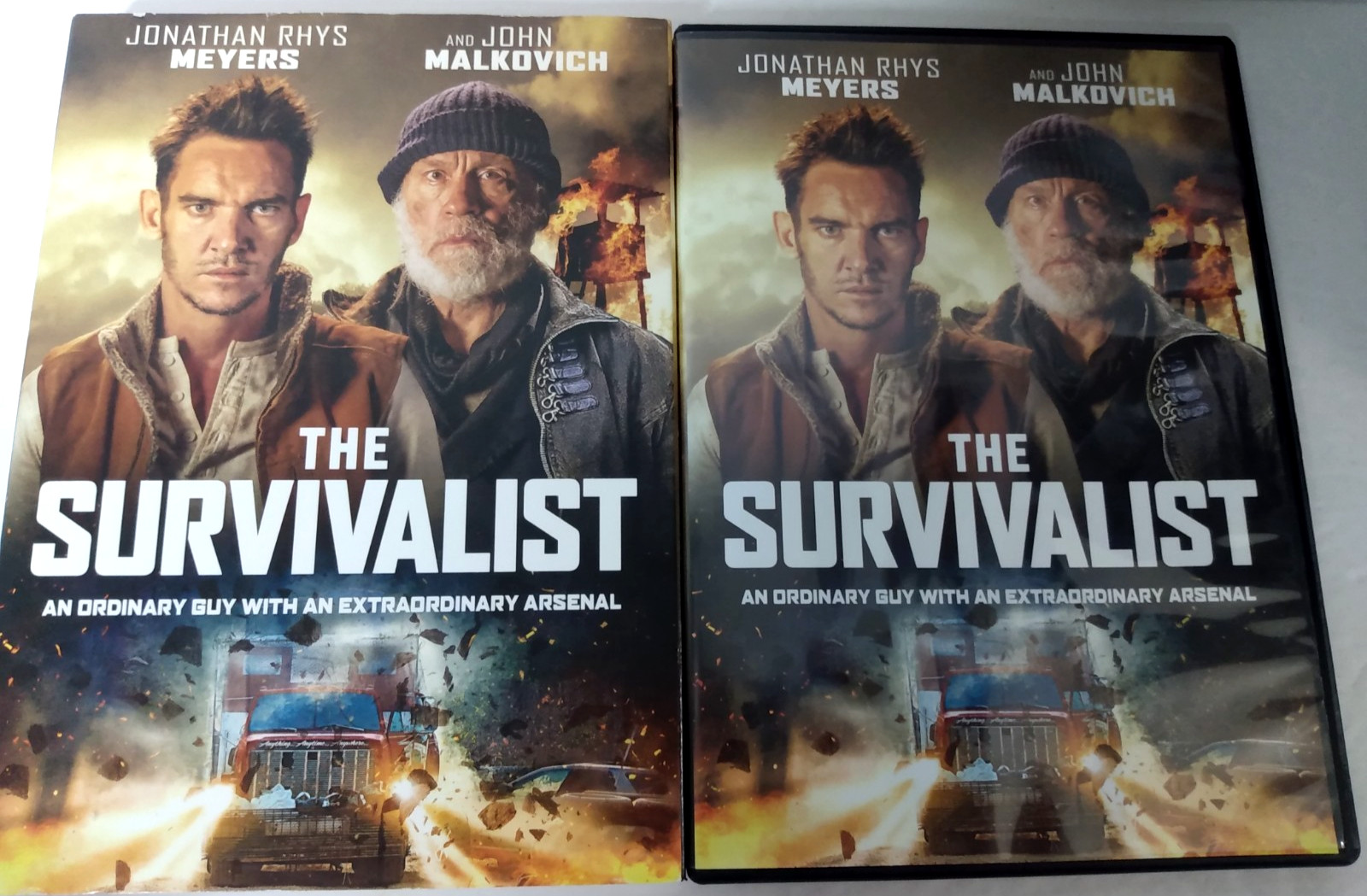 The Survivalist (DVD, 2021) Slip Cover Survival Pandemic John Malkovich Arsenal