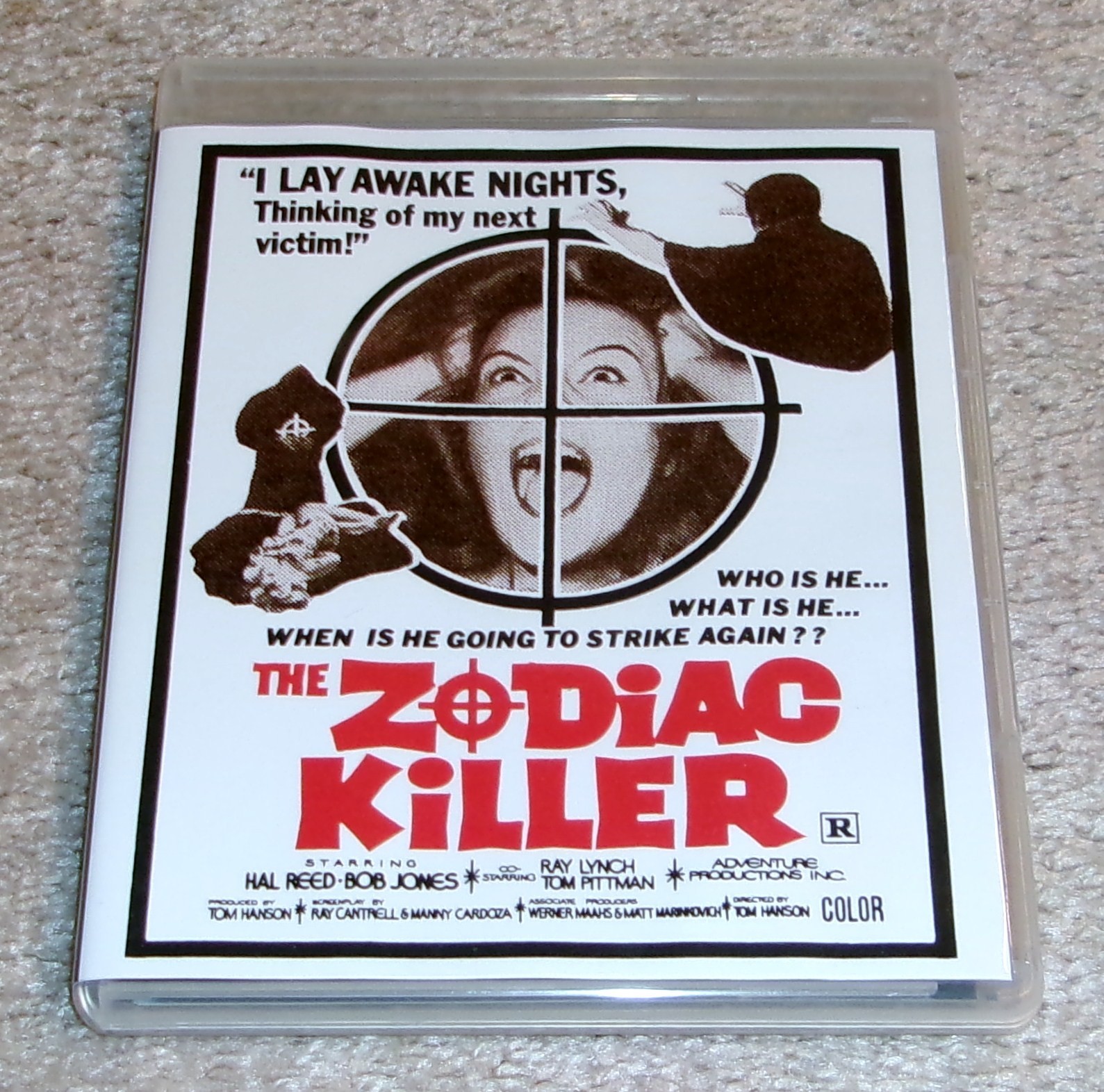 The Zodiac Killer Blu-ray / DVD Combo Pack Cult Horror AGFA Something Weird